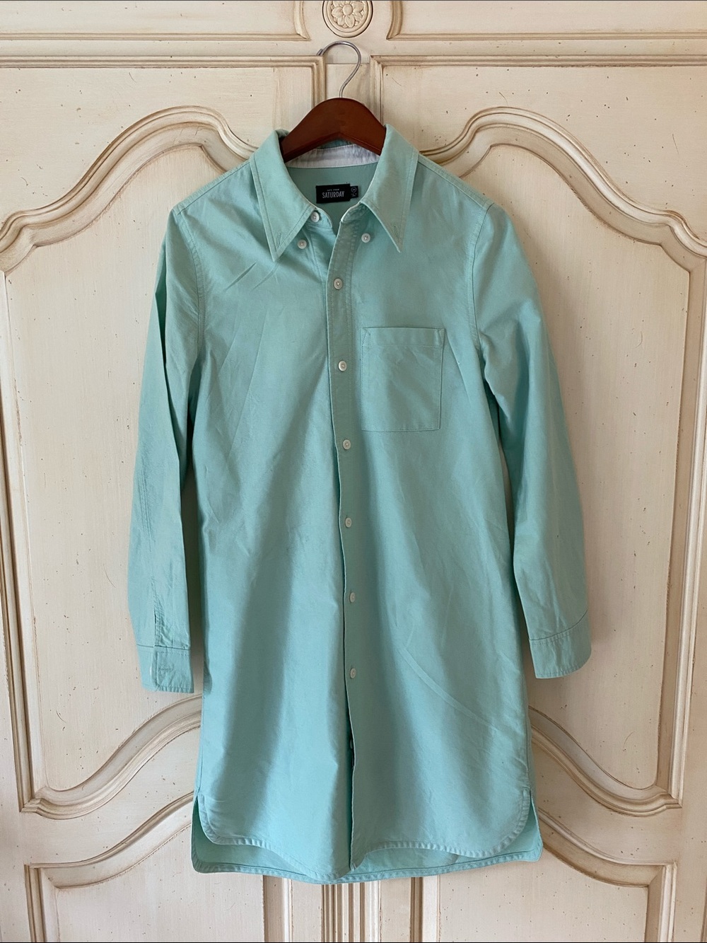 kate spade Mint Green Button-Down Shirt Dress